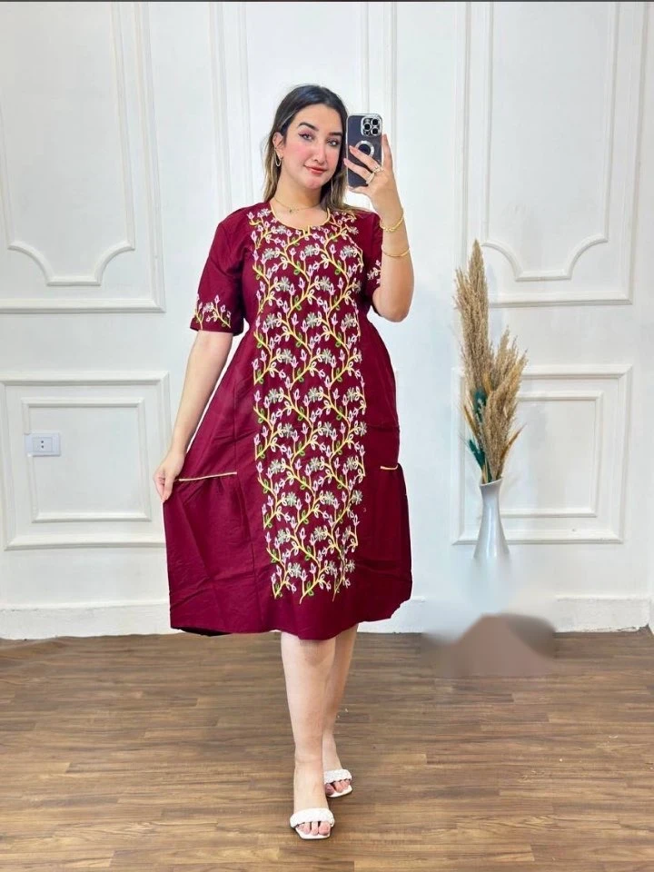 جلابية صيفيه مطرزه كولوش