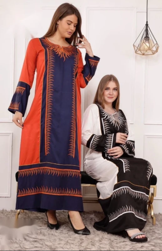 جلابية استقبال ( سيرما ) على الصدر والاكمام والامام